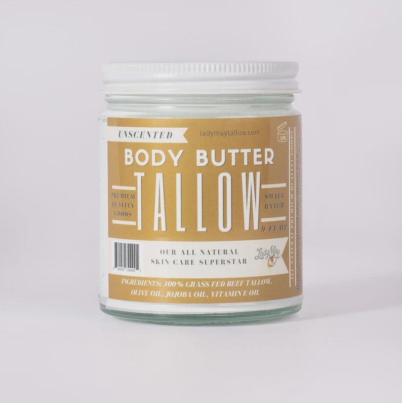 Unscented Tallow Body Butter