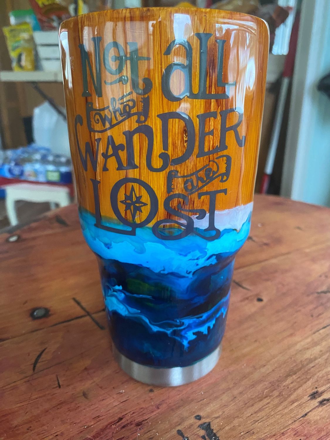 All who Wander 30 oz Yeti Tumbler