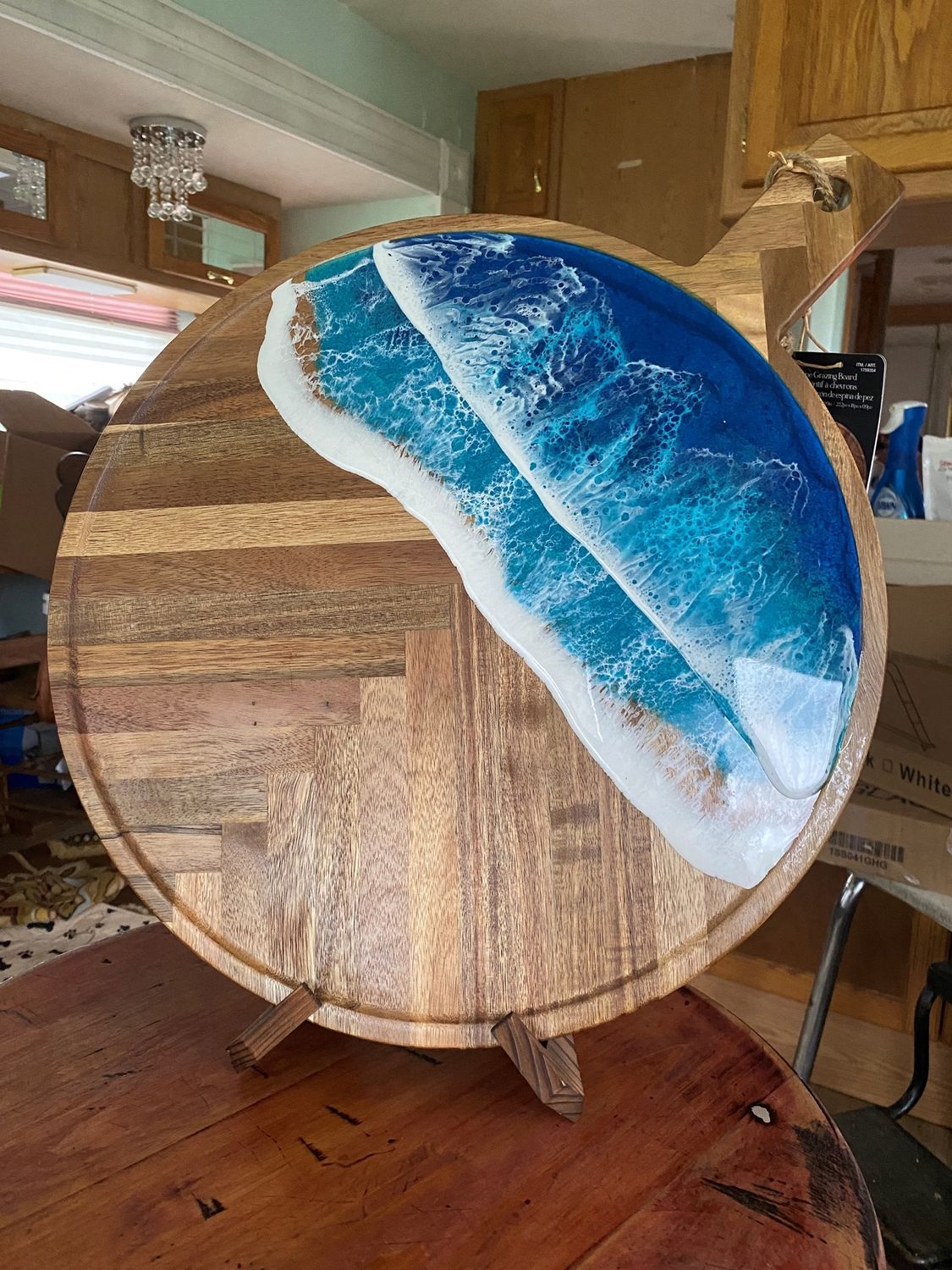 Ocean Waves Grazing Board
