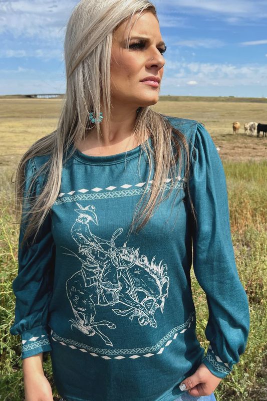 The Western Hot Seat in Turquoise