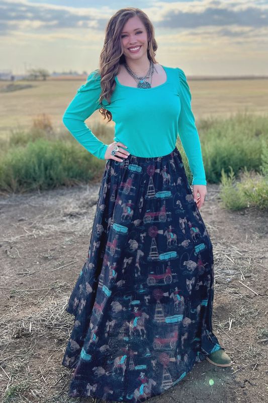 God&#39;s Country Maxi Skirt