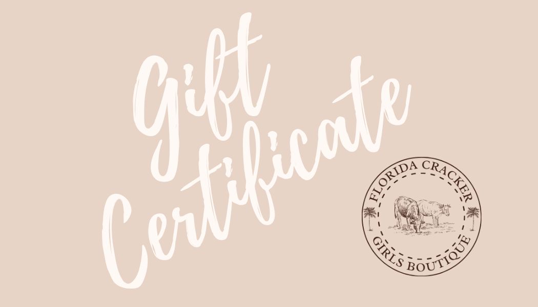 Gift Certificate starting at $25