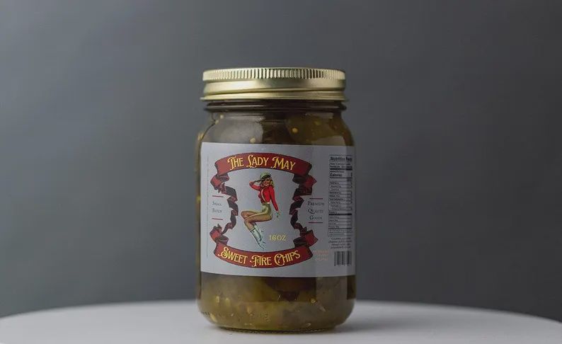 Sweet Fire Pickle Slices (16 oz)