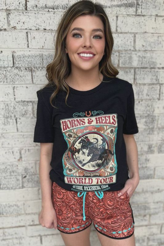 Team Roping World Tour Tee - Women and Youth Sizes