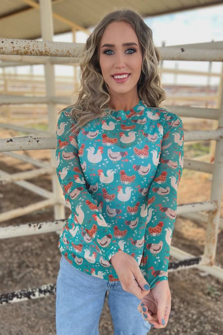 Fly the Coop Mesh Top