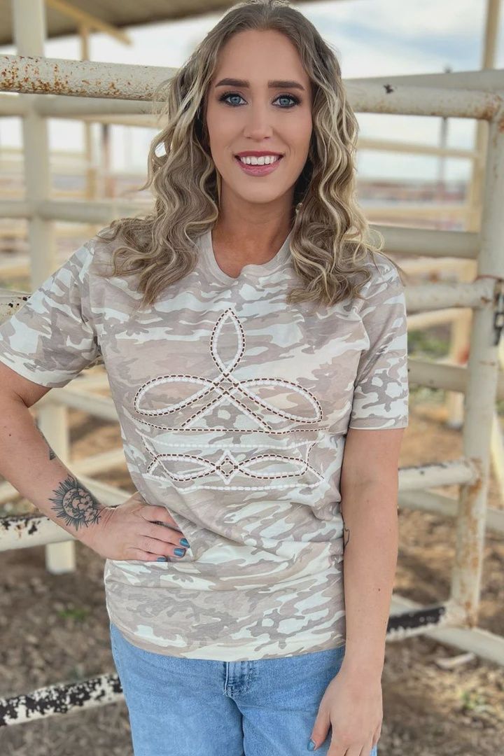 Camo Sands Tee Shirt