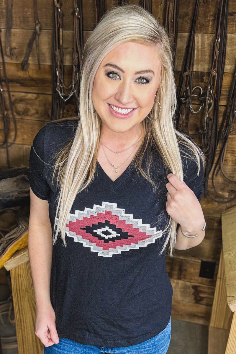 Rock N Roll V-neck Tee