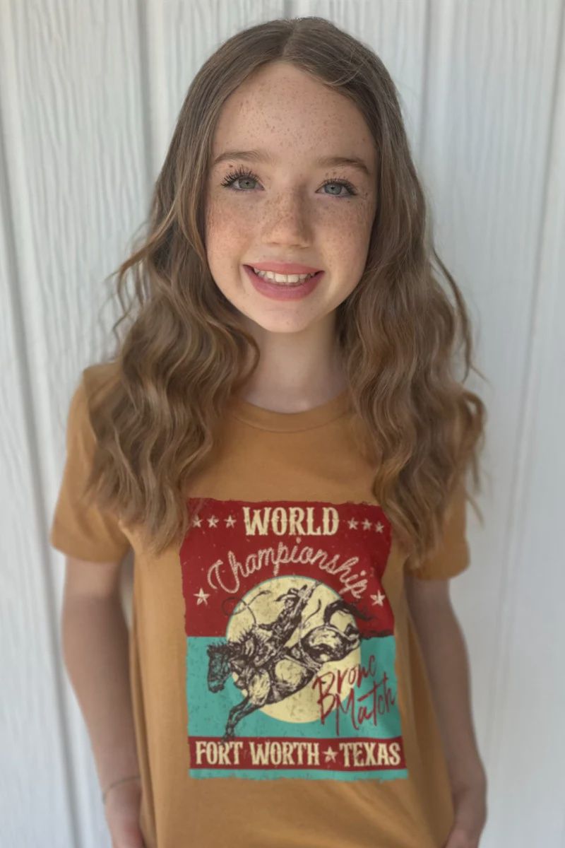 Bronc Match Tee (Youth Sizes)