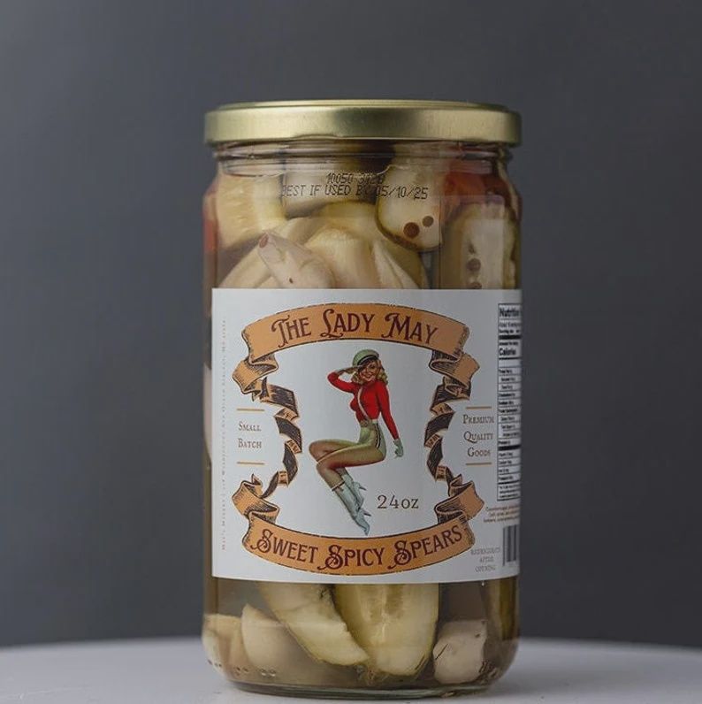 Sweet &amp; Spicy Pickle Spears 24 oz