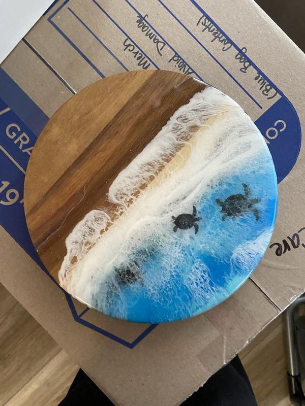 Ocean Scene Lazy Susan