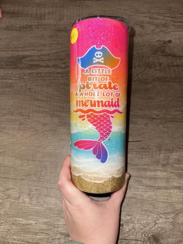 Pirate/Mermaid Tumbler