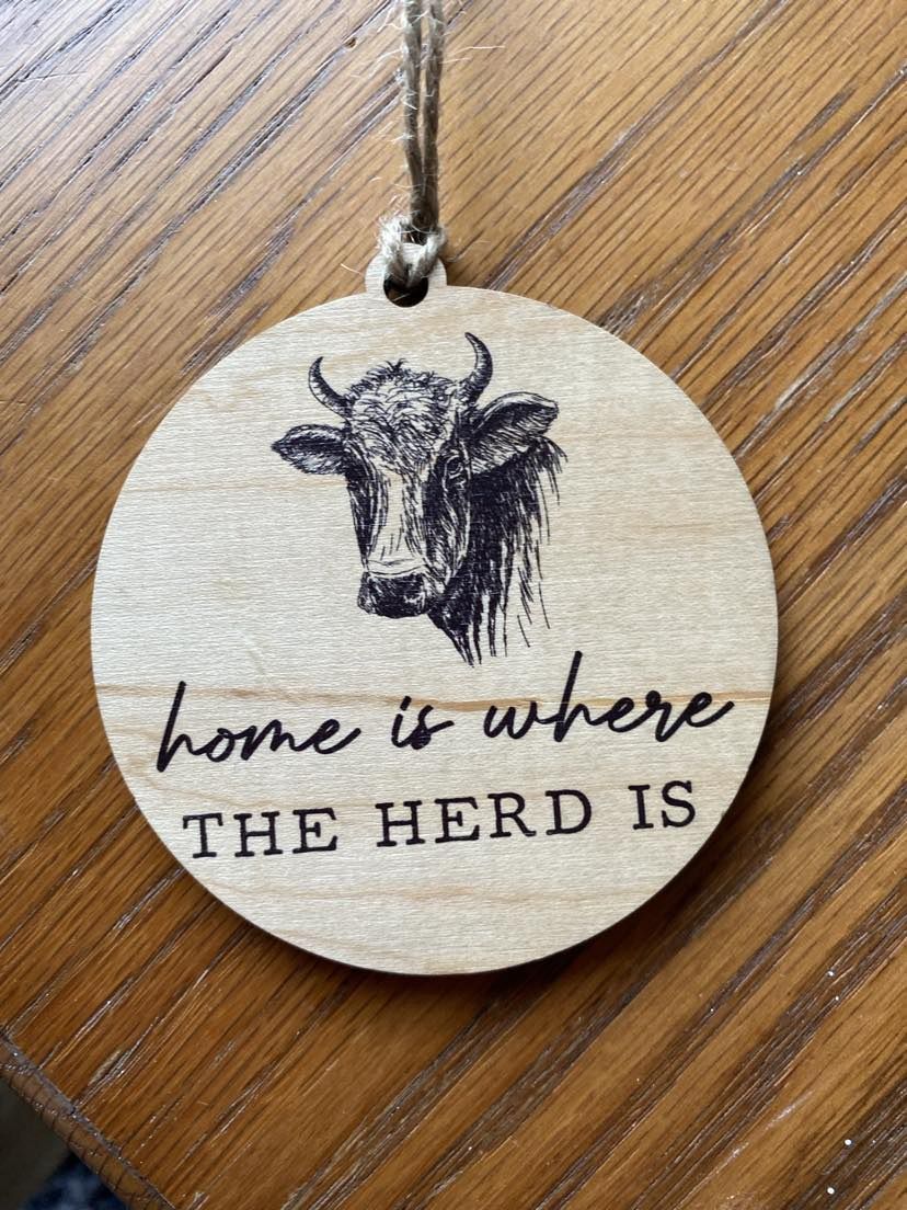 Home is Where the Herd Is Ornament
