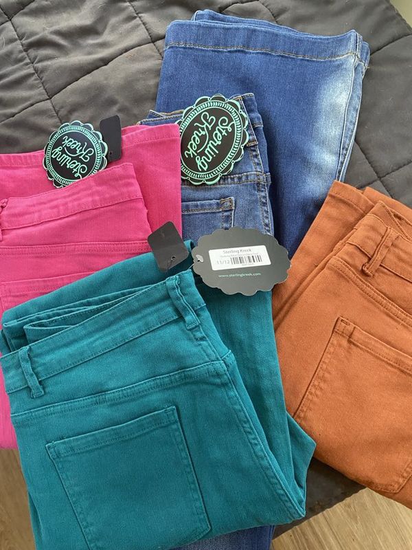 Walking West Denim -Turquoise - 11/12 long only