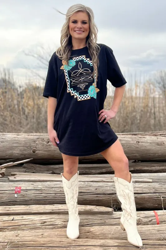 Small Town Big Dreams T-shirt Dress