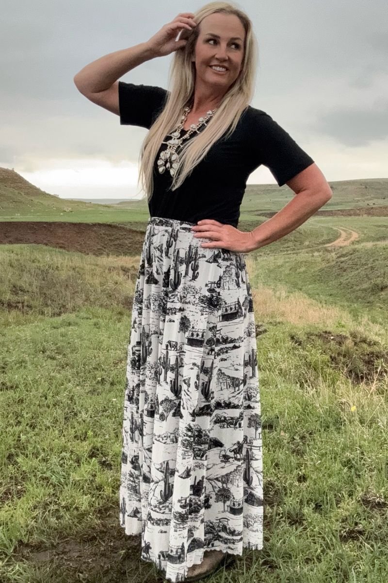 The Old Days Maxi Skirt