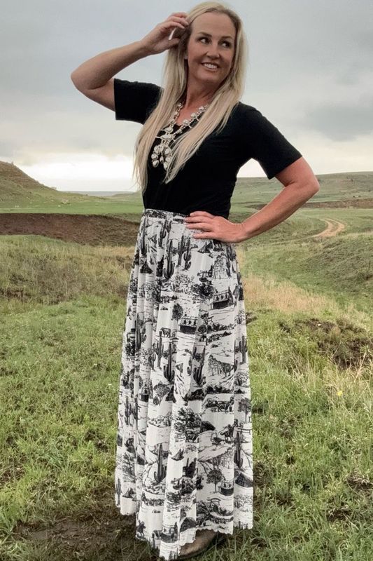 The Old Days Maxi Skirt