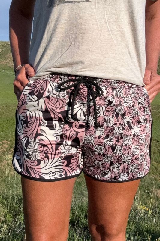 Checked in Tooled Shorts