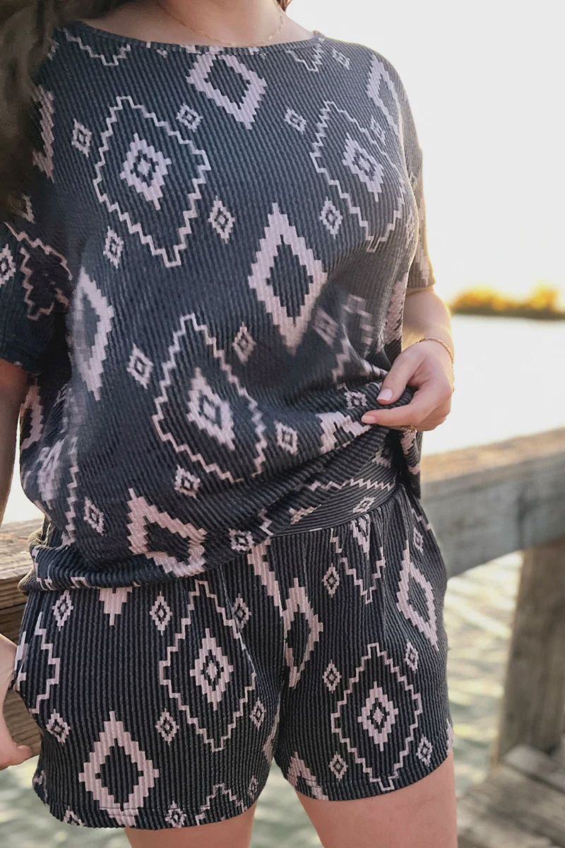 Saturday Night Lounger Top &amp; Bottoms