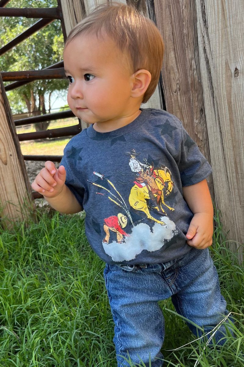 Bold Stripes and Bright Stars Kids T-shirt