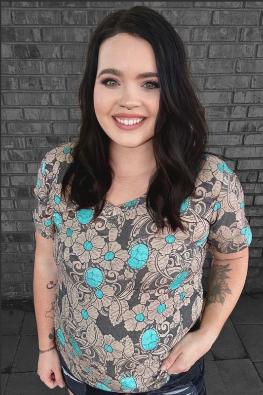 Tattoos On This Town V-neck Short Sleeve Mesh