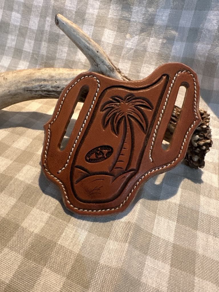 Hand-tooled  Knife Case