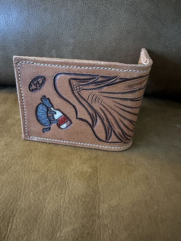 Hand-tooled Leather Wallet