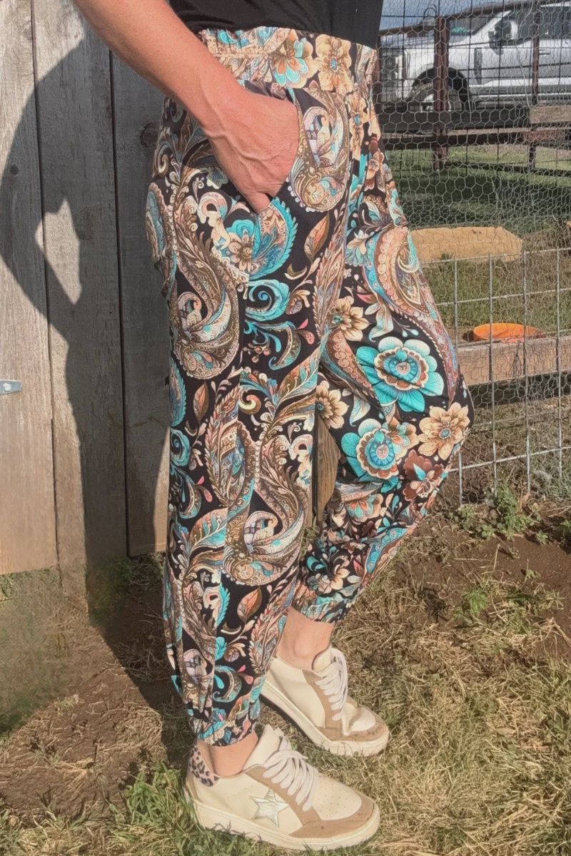 Oh My Paisley Joggers