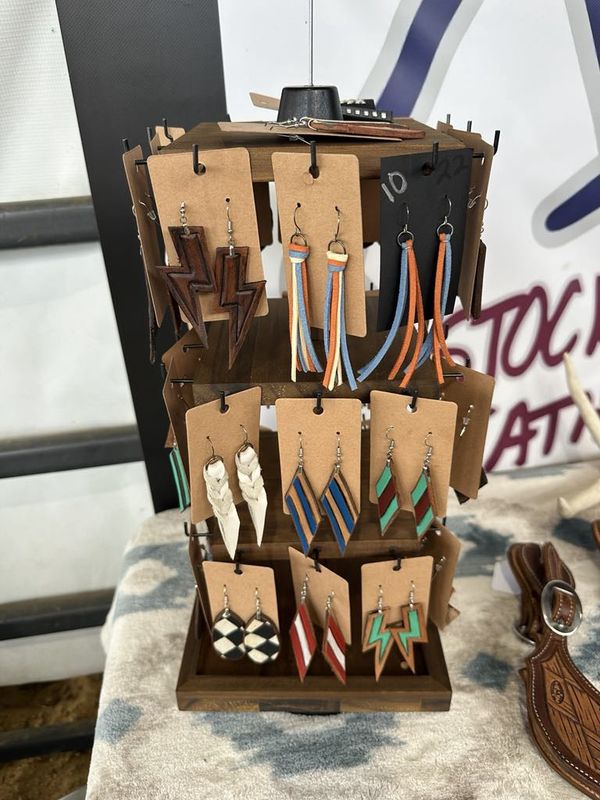 Handcrafted Leather Earrings