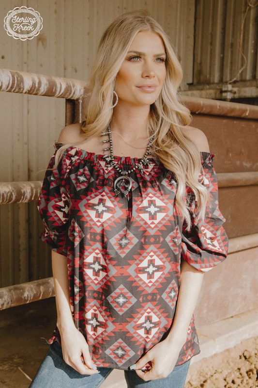 El Reno Aztec Top