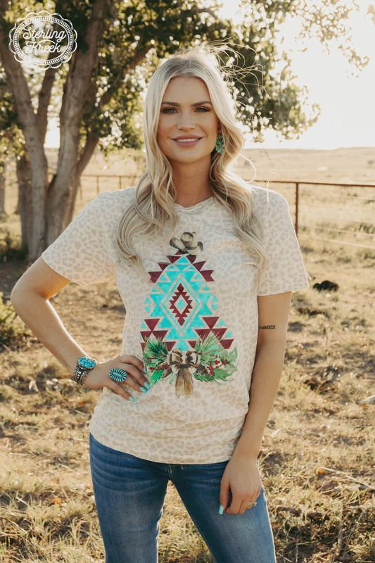 Cowboy Christmas Tee - Medium Only