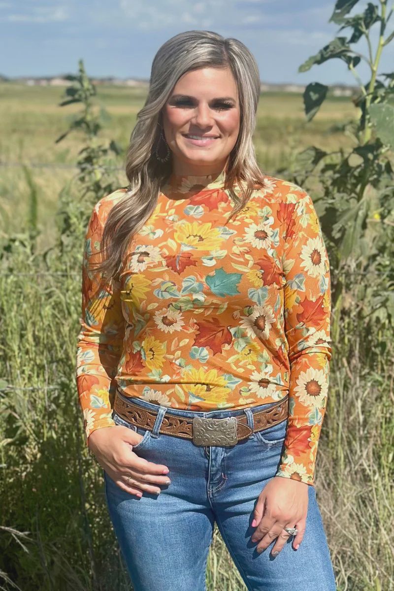 Blissfully Blessed Mesh Top