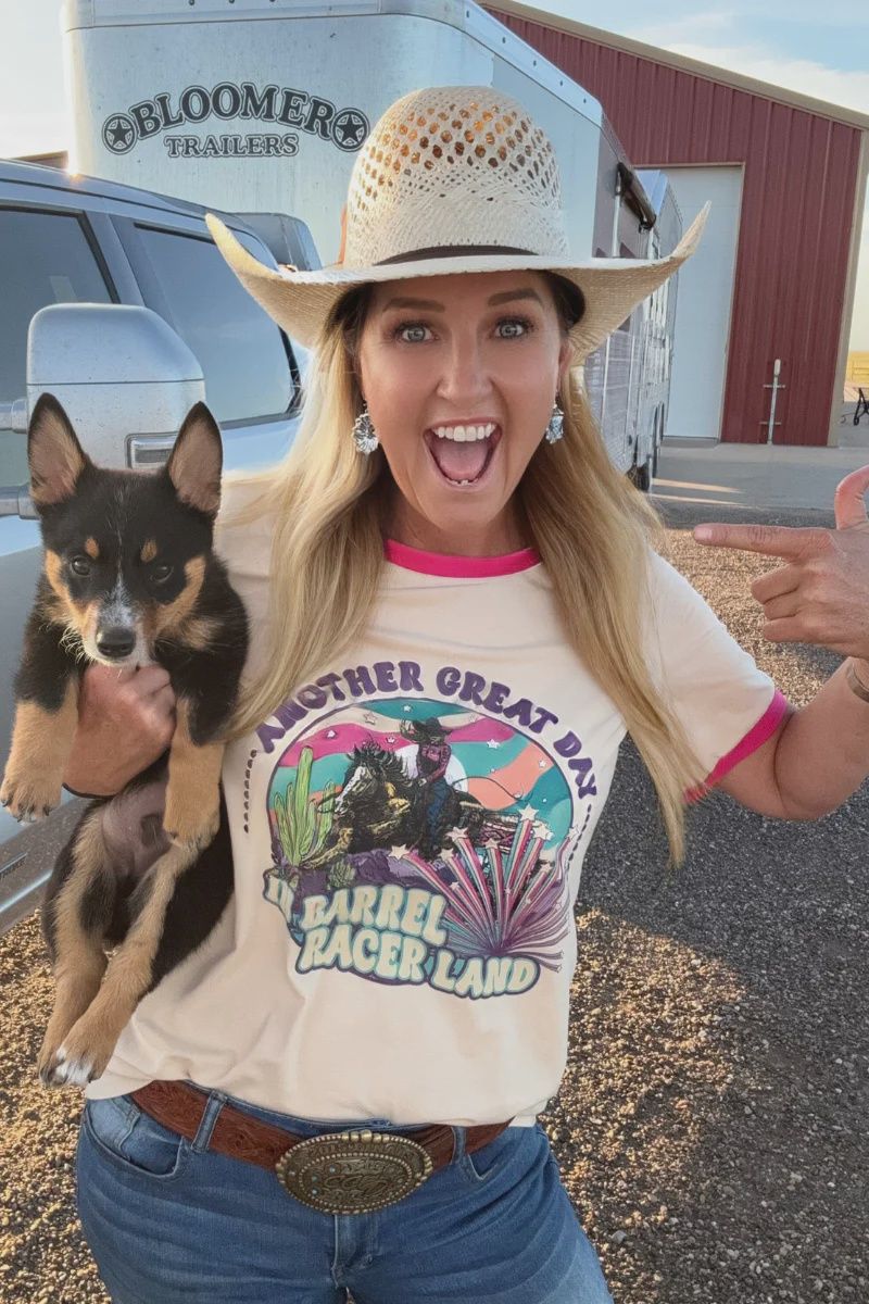 Barrel Racer Land T-shirt