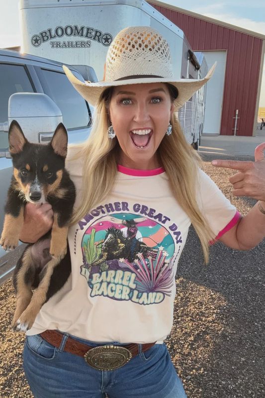 Barrel Racer Land T-shirt