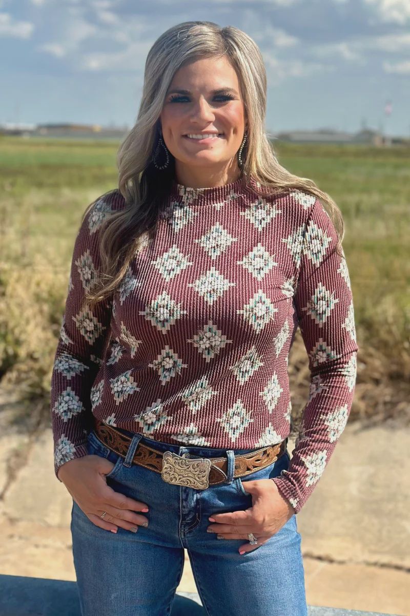 High Plains Aztec Top