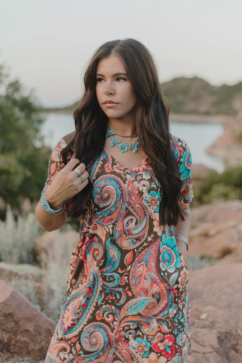 Paisley of My Heart Maxi Dress