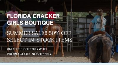 Summer Sale - in stock items only - 50% off
