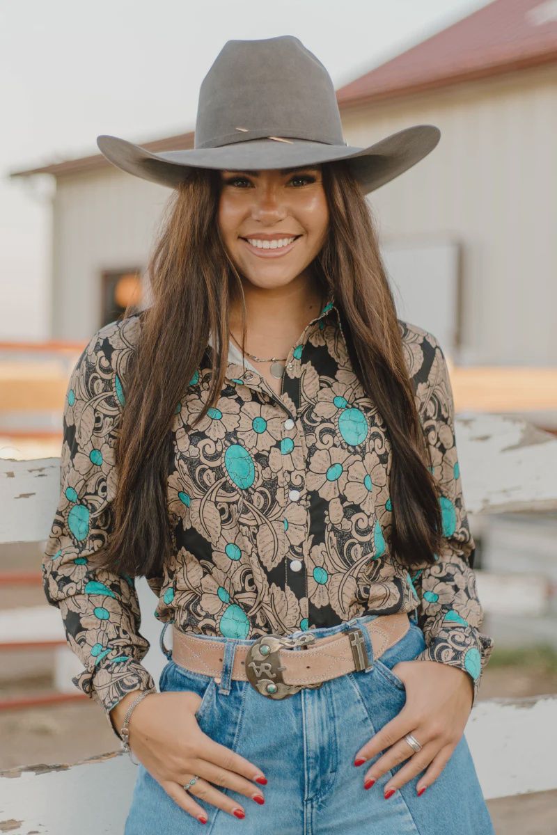 Tattoos On This Town Button Up