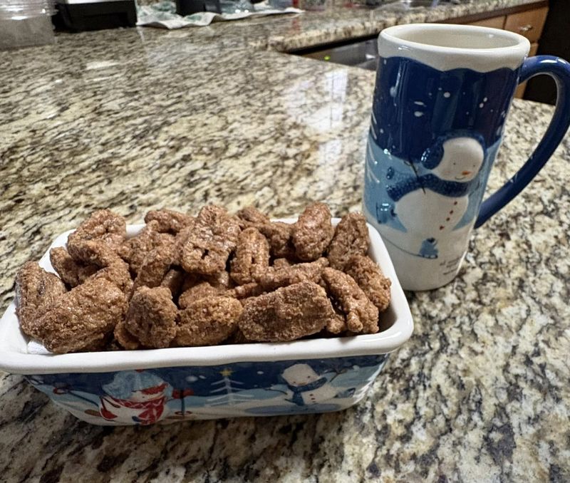 Cinnamon and Sugar Pecans