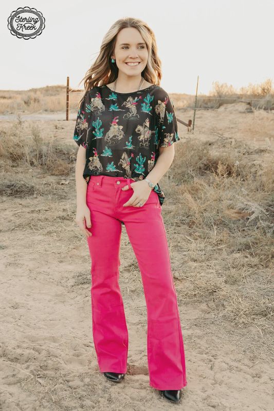 Walking West Denim -Pink- 11/12 Long