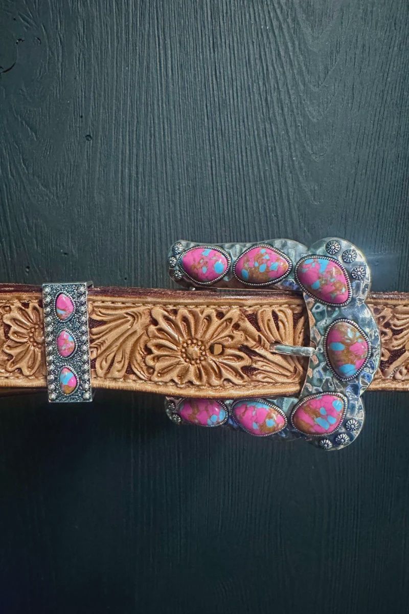Raffle Ticket for the Buckle Up Belt Buckle set in Pink