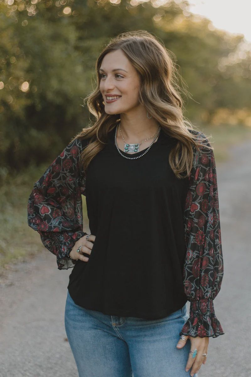 Pearls in December Top