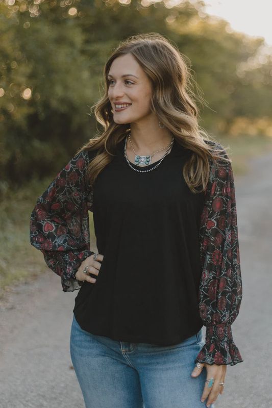 Pearls in December Top