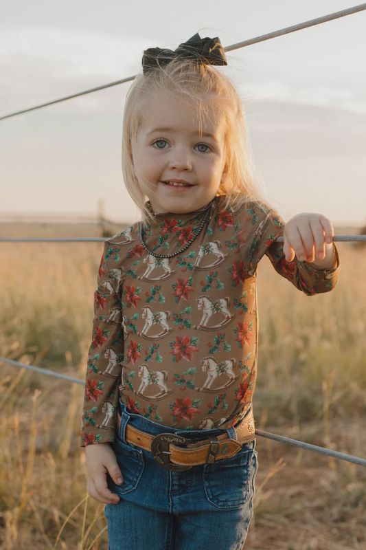 Rockin Around the Ranch Mesh top - youth sizes