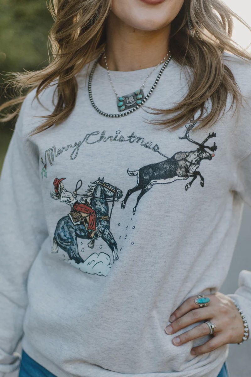 Santa&#39;s Breakaway Babe Sweatshirt