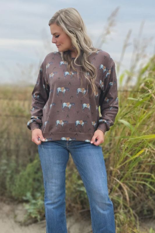 Old Town Road (Brown) Top