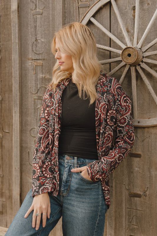 Desert Dahlia Cardigan