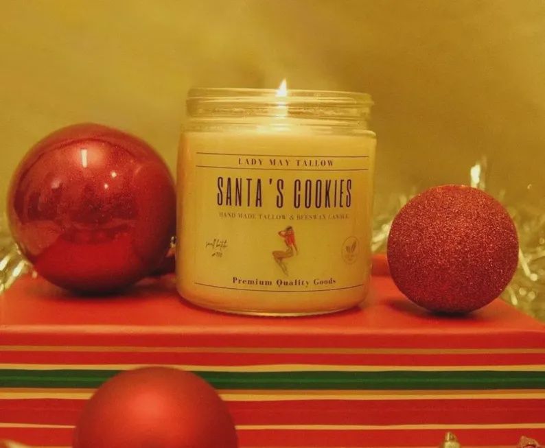 Clean Burning Santa&#39;s Cookies Candle