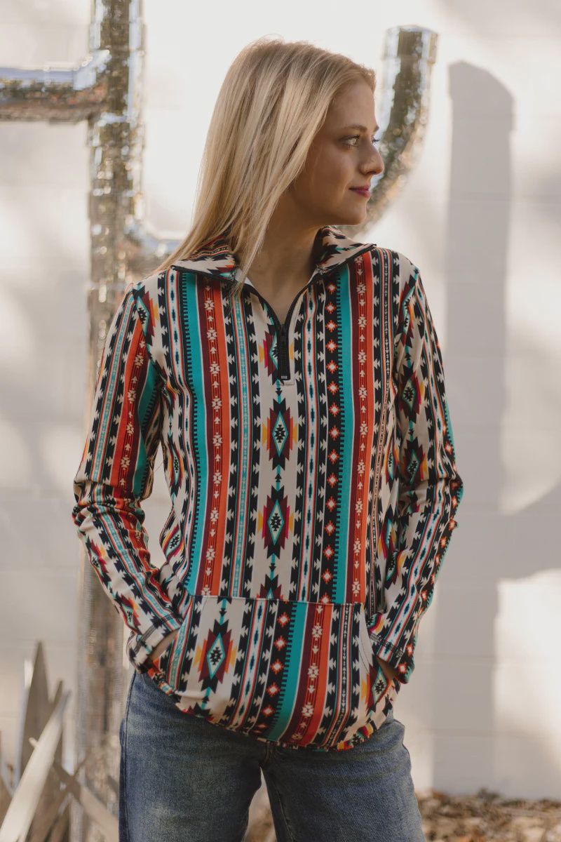 Sunburst Stampede Pullover