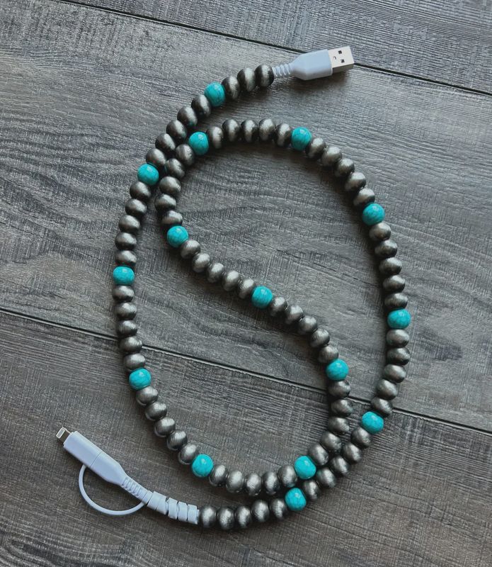 Beaded Phone Charging Cord