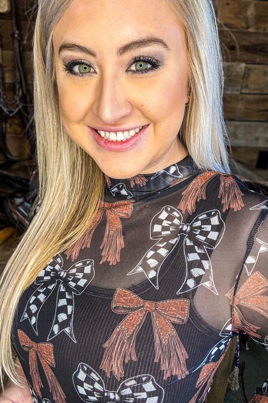 Just a Girl Mesh Top